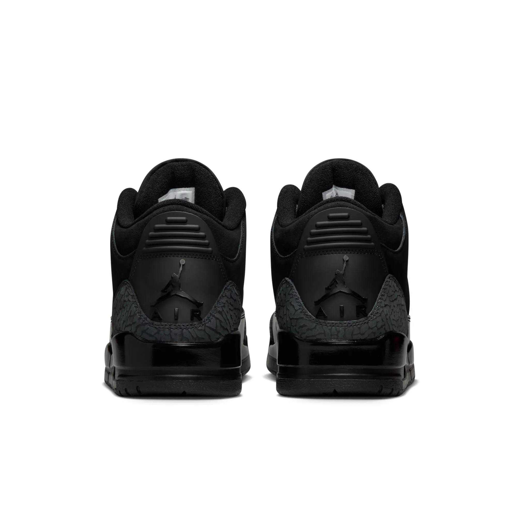 Air Jordan 3 Retro Big Kids' Shoes Black/Dark Charcoal-White