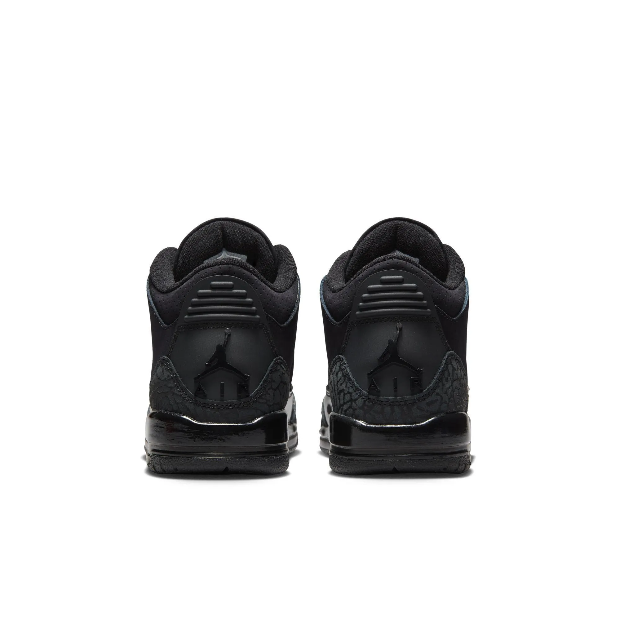 Air Jordan 3 Retro Big Kids' Shoes Black/Dark Charcoal-White