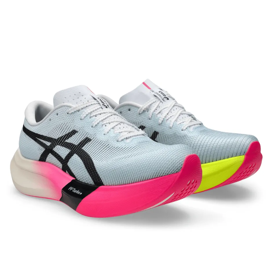 Asics Unisex Metaspeed Sky Paris Running Shoes in Light Blue/Black SS25