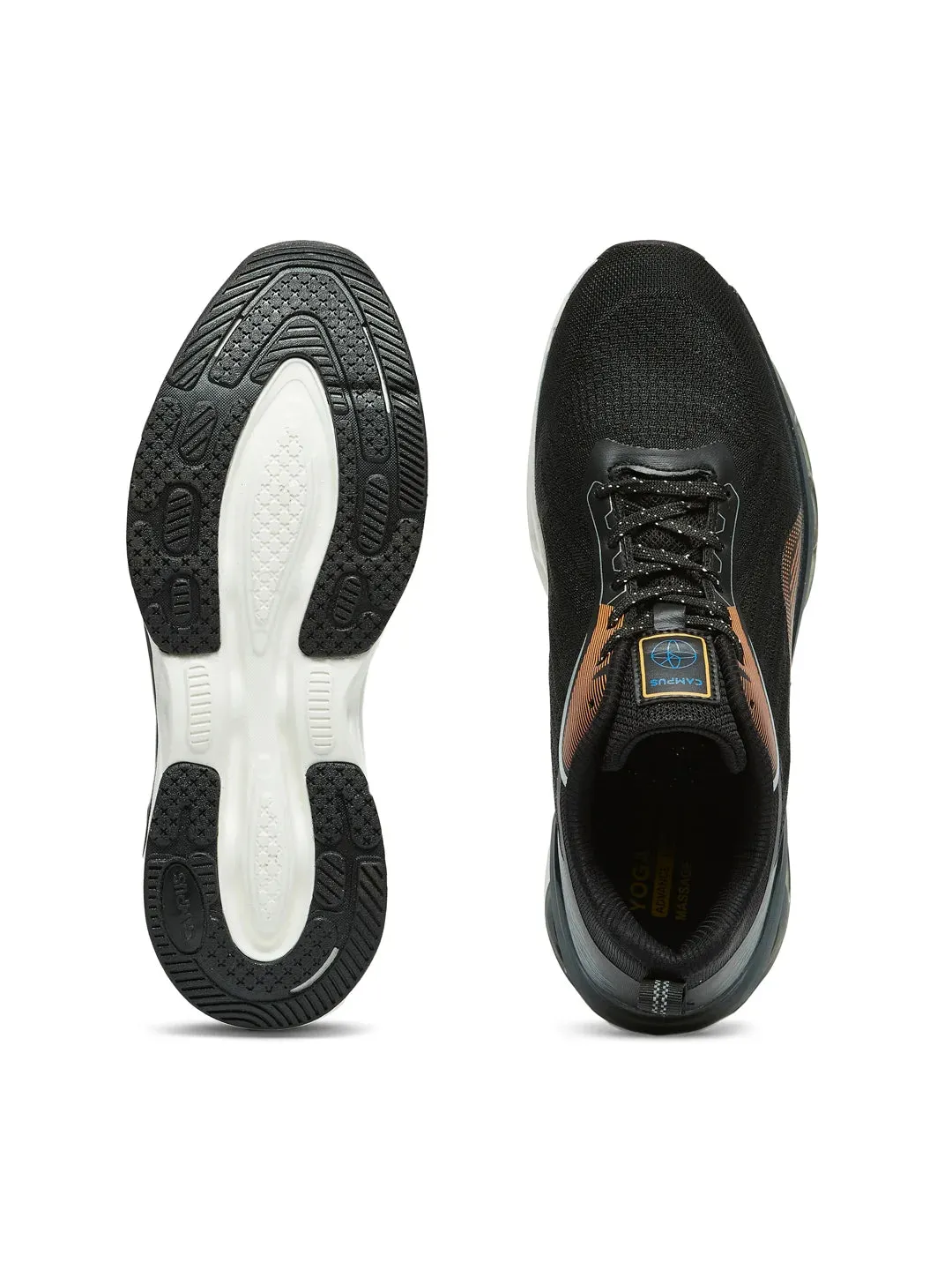 CRASH Black Men's Running Shoes