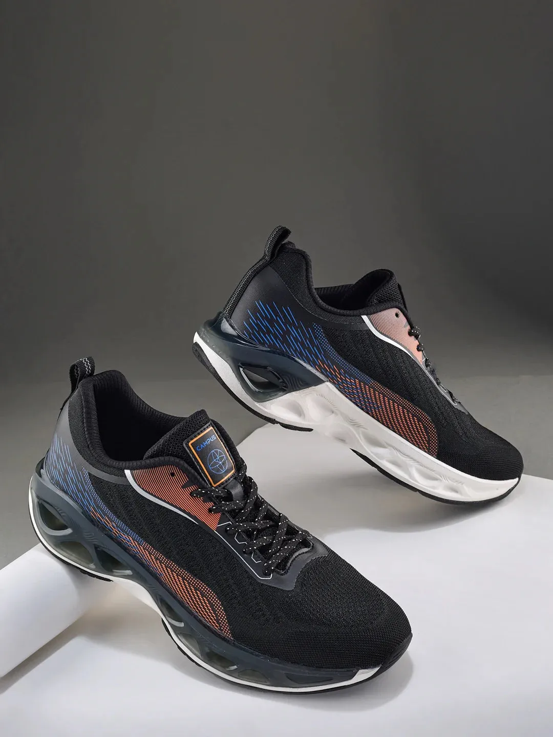 CRASH Black Men's Running Shoes