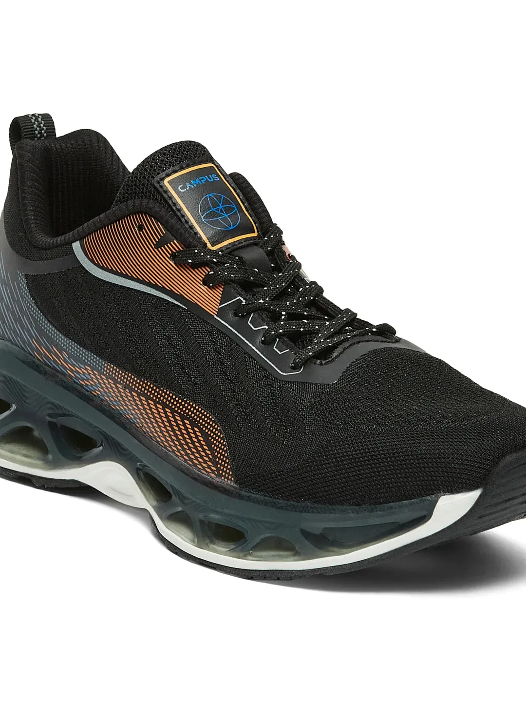 CRASH Black Men's Running Shoes