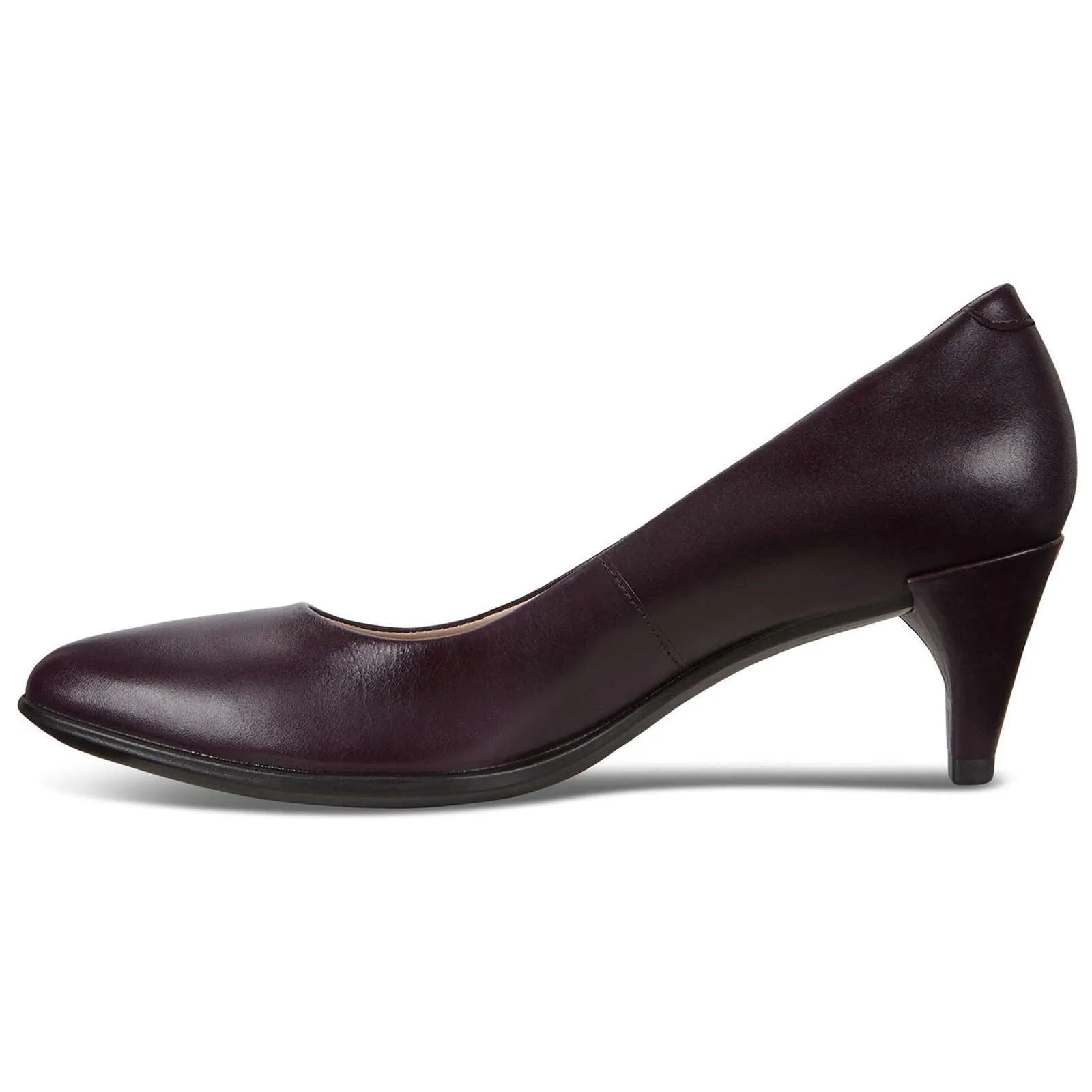 Ecco Shape 45 Nubuck Leather Women's Slip-On Kitten Heel Shoes