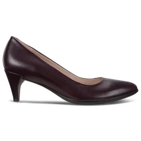 Ecco Shape 45 Nubuck Leather Women's Slip-On Kitten Heel Shoes