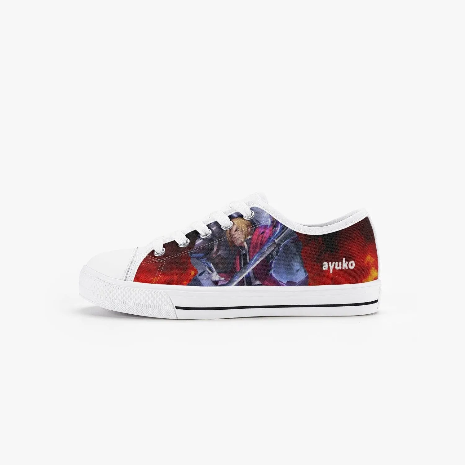 Fullmetal Alchemist Edward Kids A-Star Low Anime Shoes