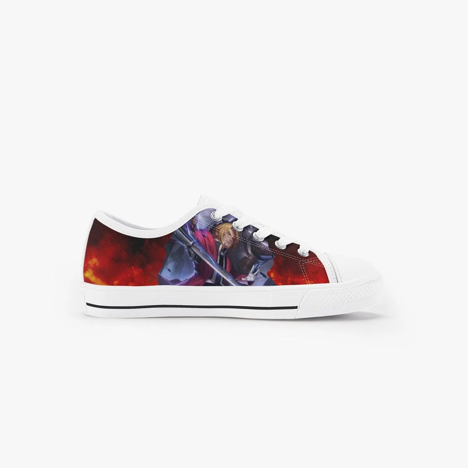 Fullmetal Alchemist Edward Kids A-Star Low Anime Shoes