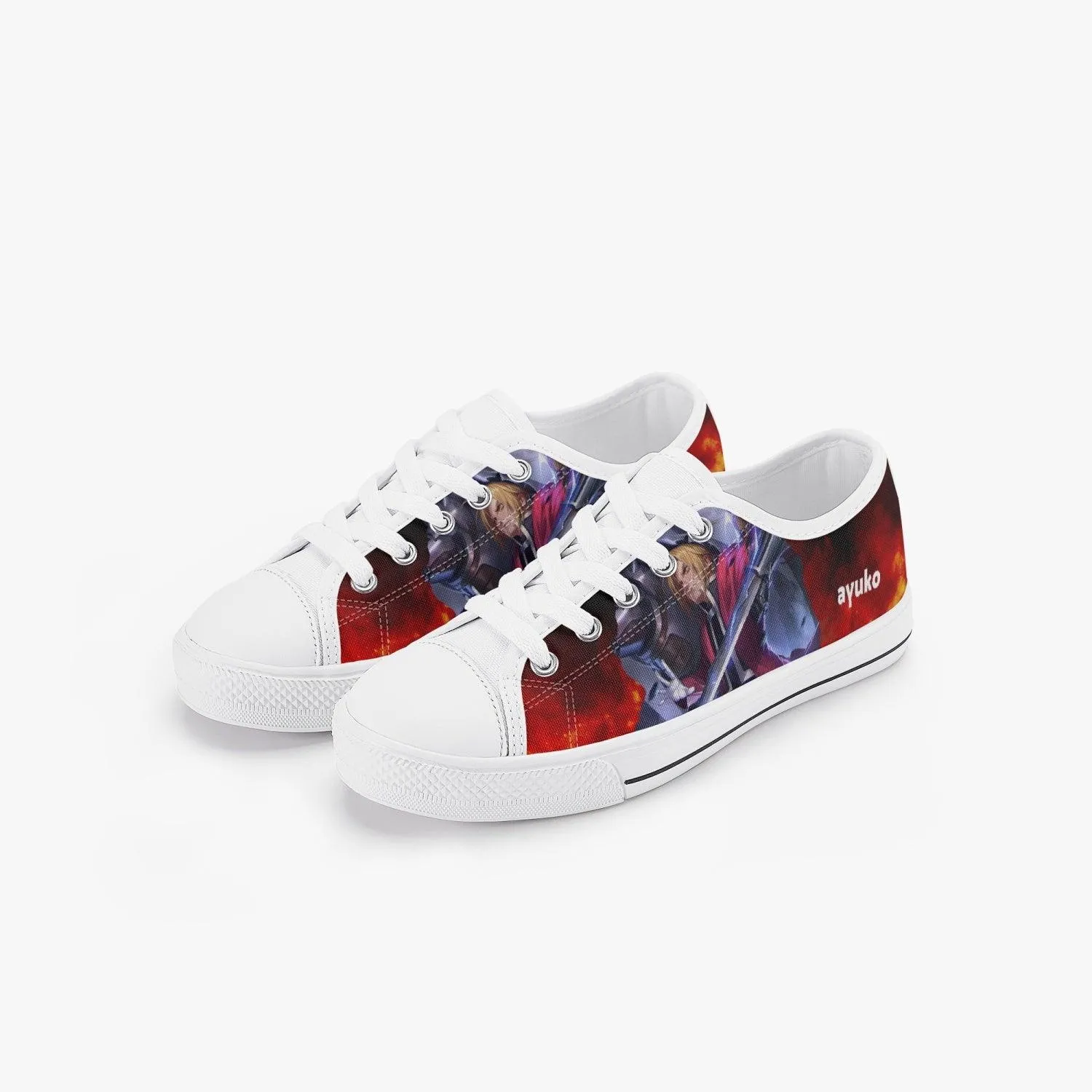 Fullmetal Alchemist Edward Kids A-Star Low Anime Shoes