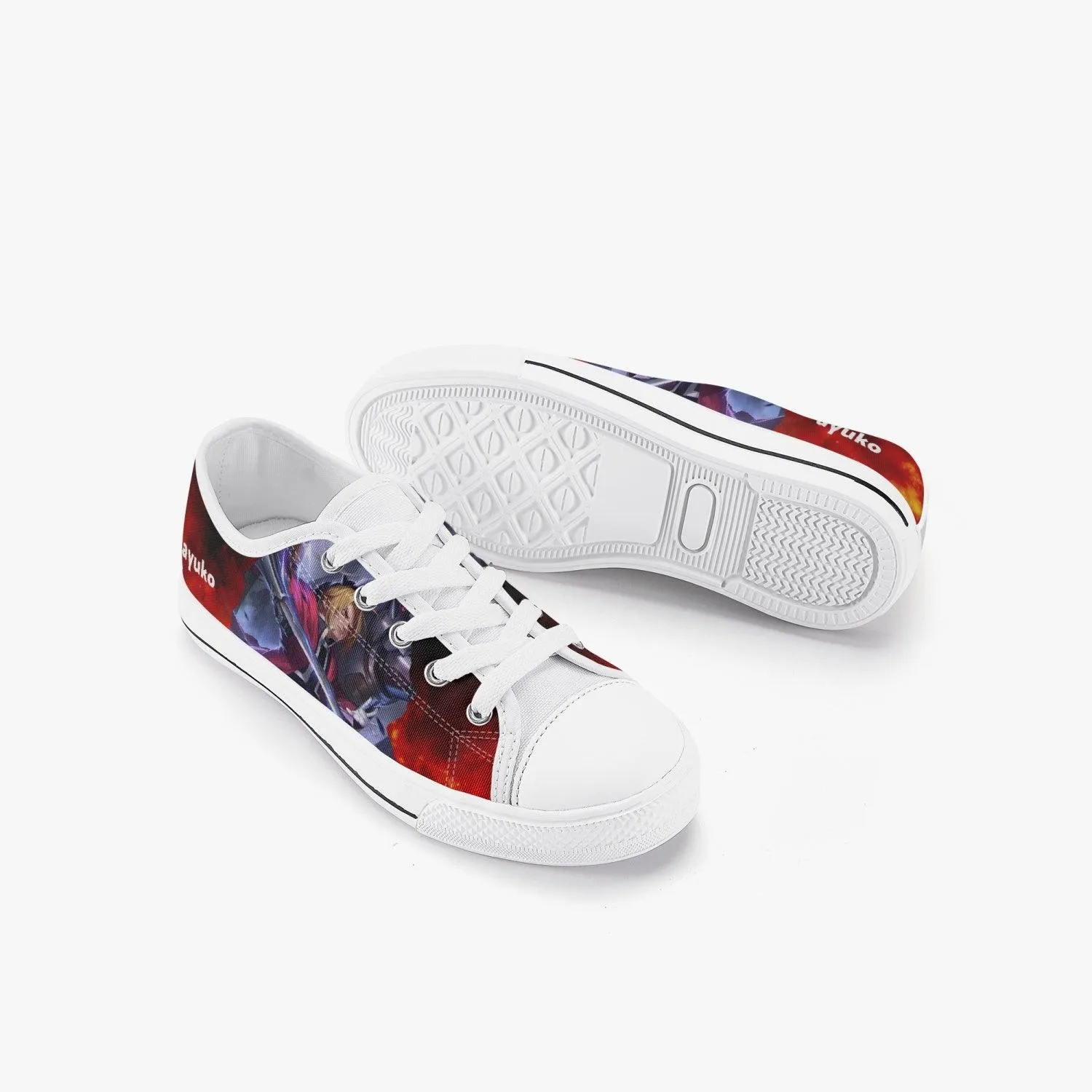 Fullmetal Alchemist Edward Kids A-Star Low Anime Shoes