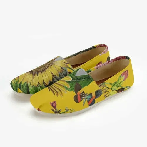 Jacki Easlick Yellow Sunflower Espadrilles