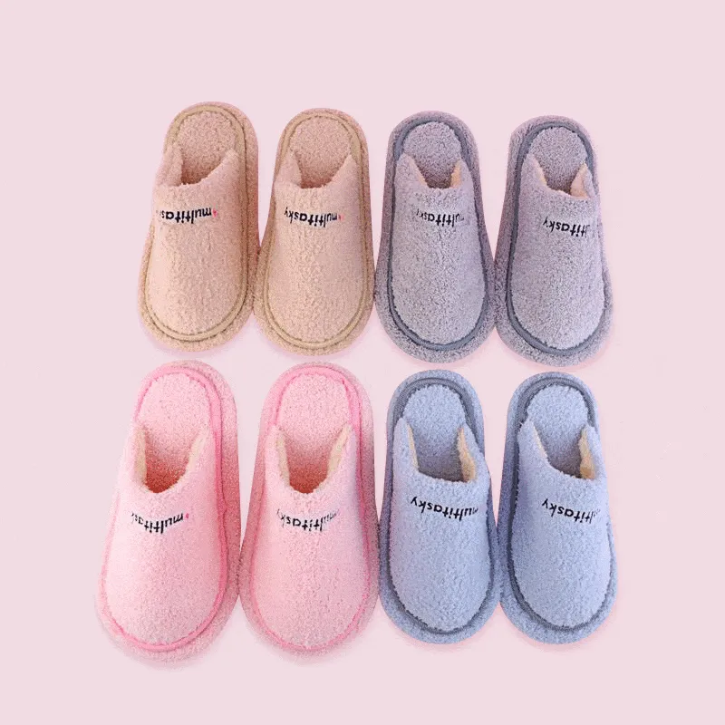 Multitasky Women's Floor Mop Slippers with Removable Sole