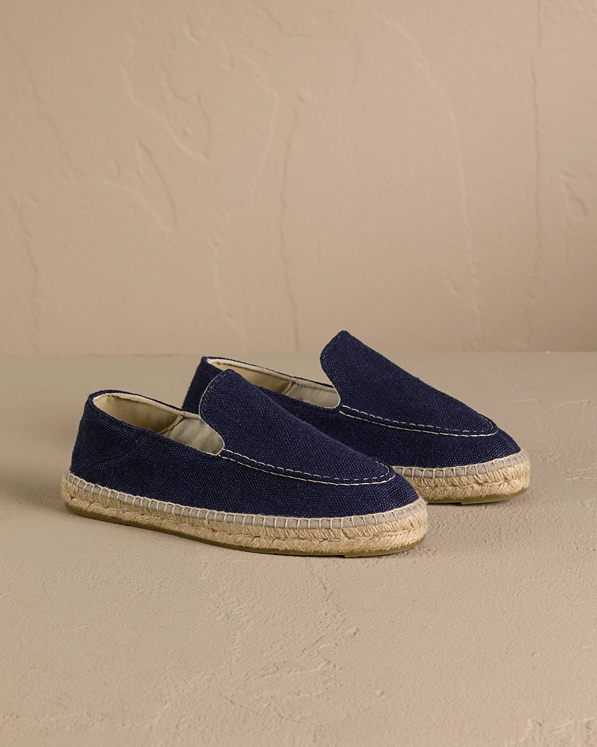 Organic Hemp Traveler Loafers|Espadrilles - O75LT - La Havana Navy