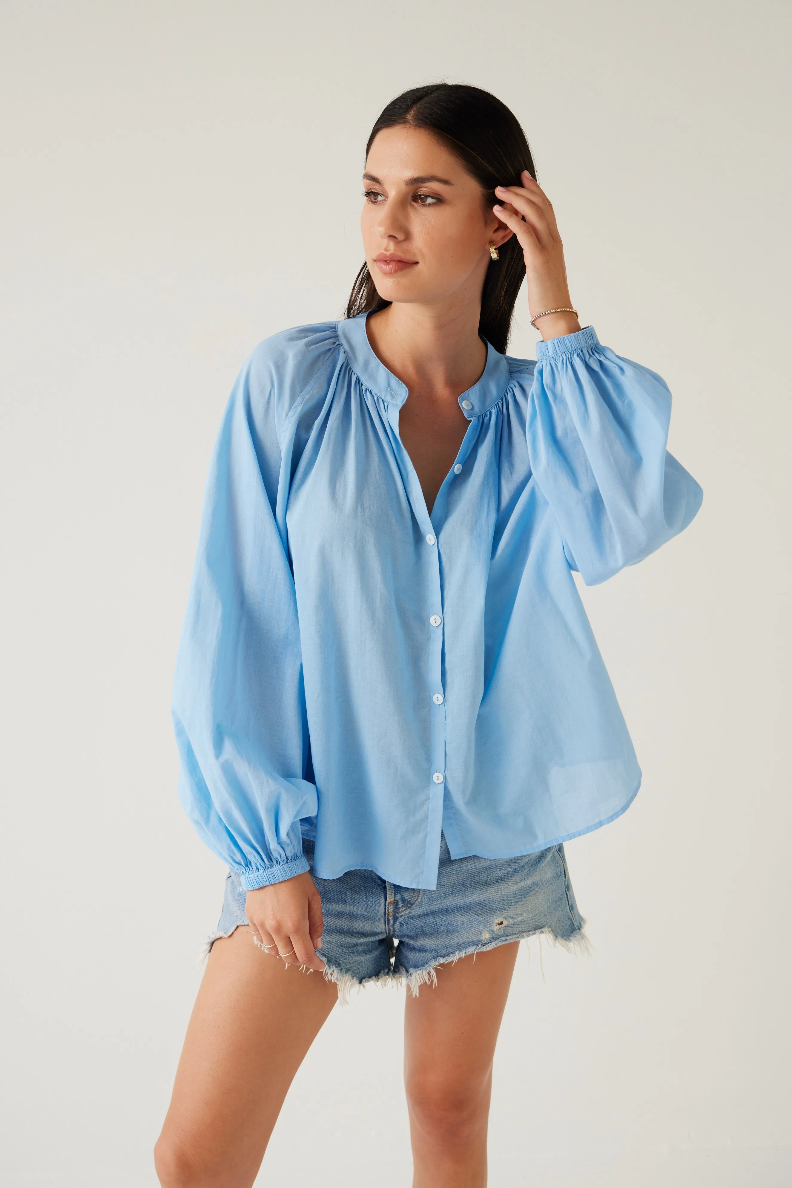Pioneer Top | Sky Blue
