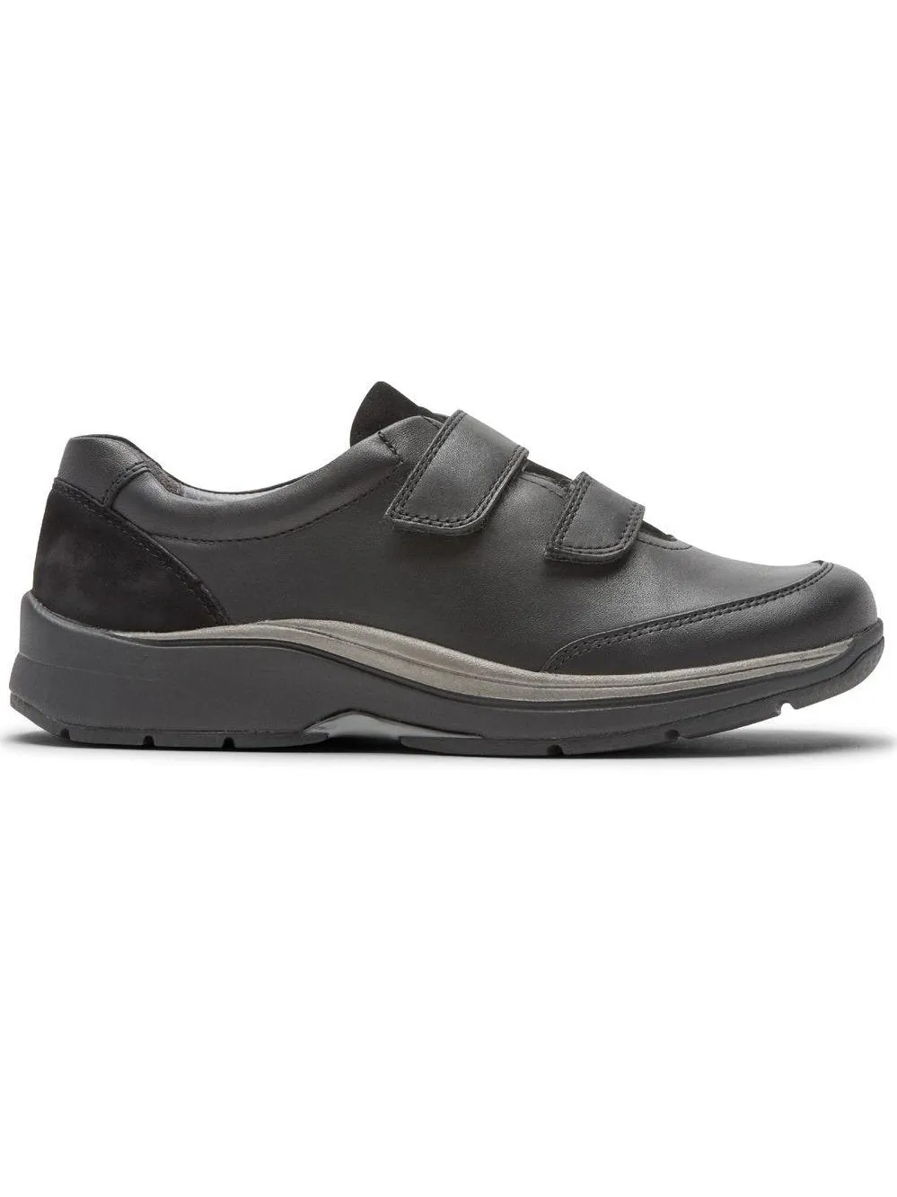 Rockport Aravon Womens Pyper Two-Strap Walking Shoe Black CH6073