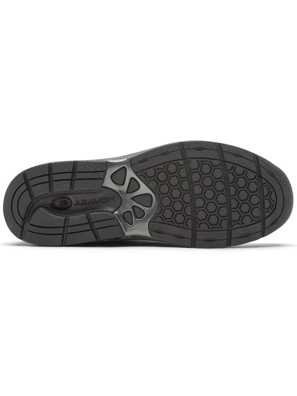 Rockport Aravon Womens Pyper Two-Strap Walking Shoe Black CH6073