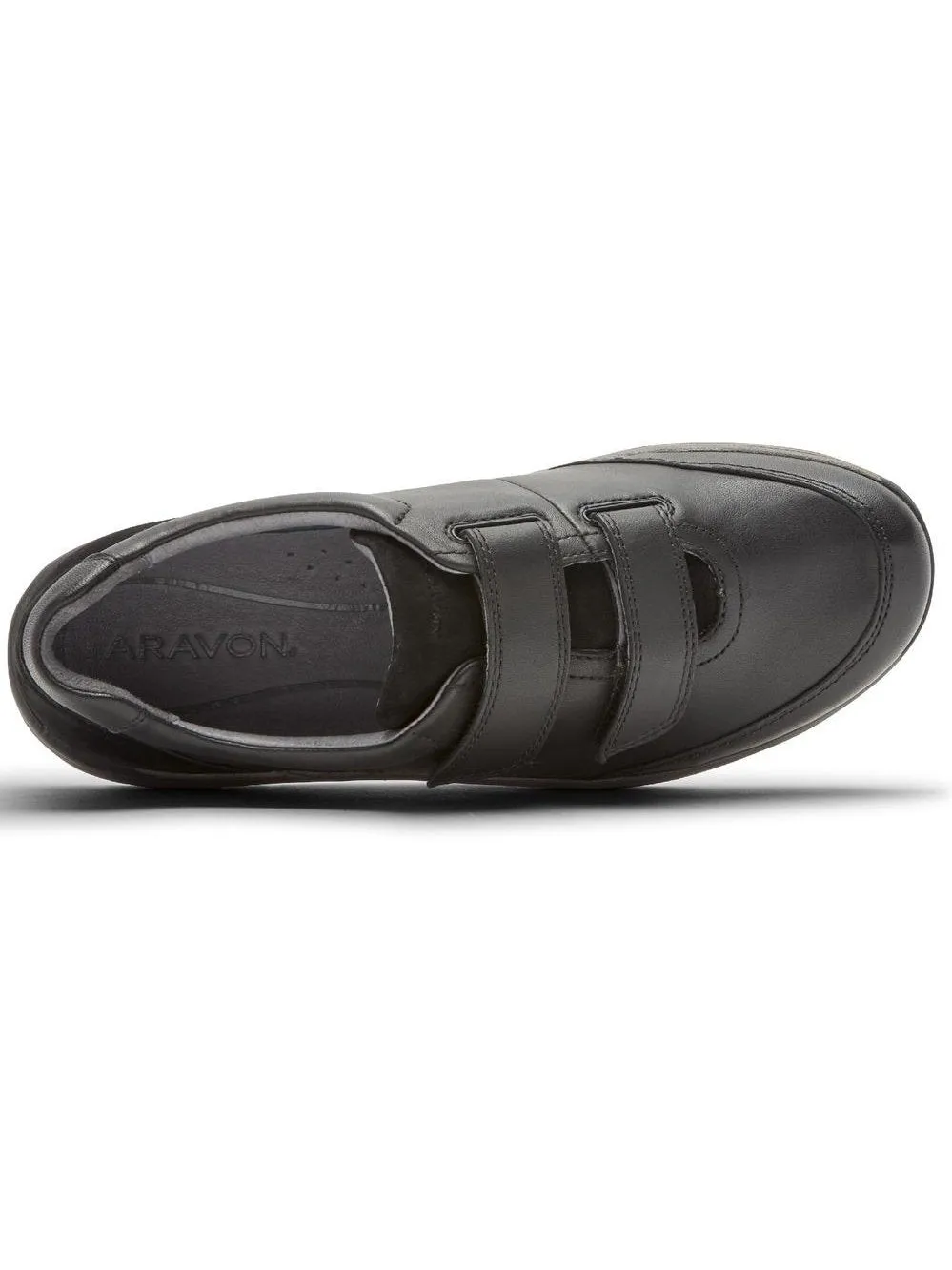 Rockport Aravon Womens Pyper Two-Strap Walking Shoe Black CH6073
