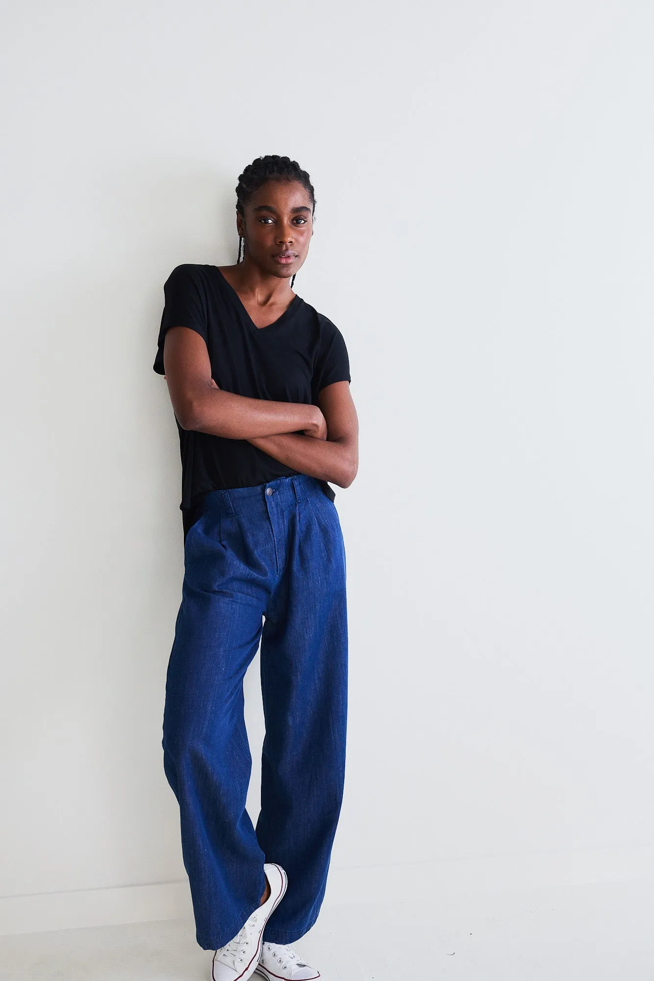 The Tuck-In V-Neck Tee