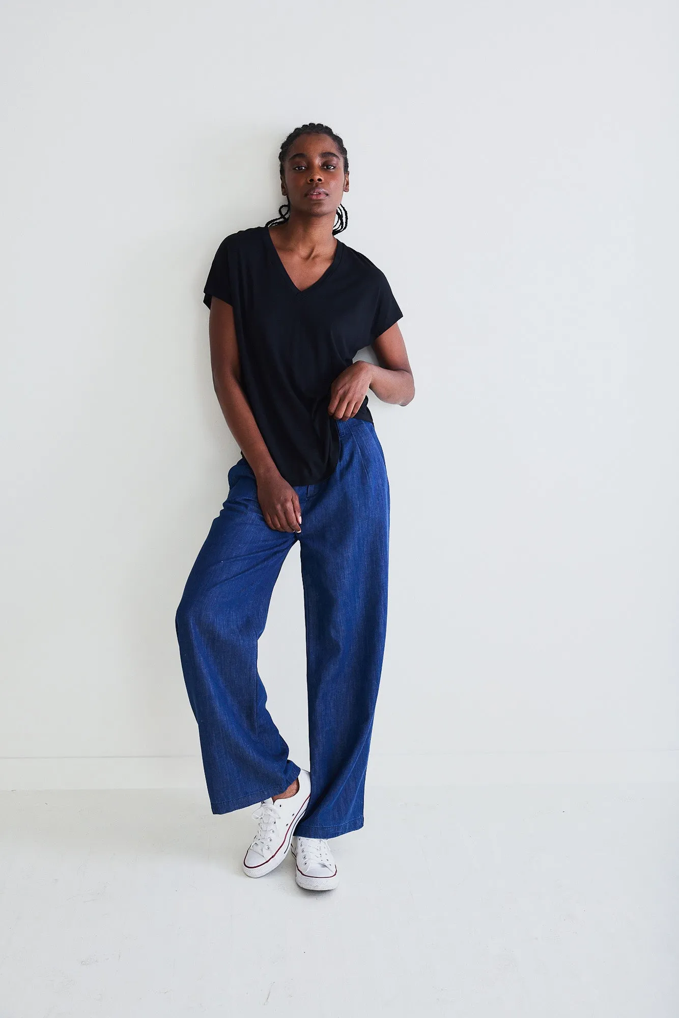 The Tuck-In V-Neck Tee