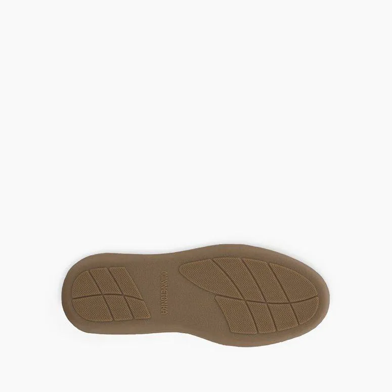Women's Sheepskin Hardsole Moccasin in Tan